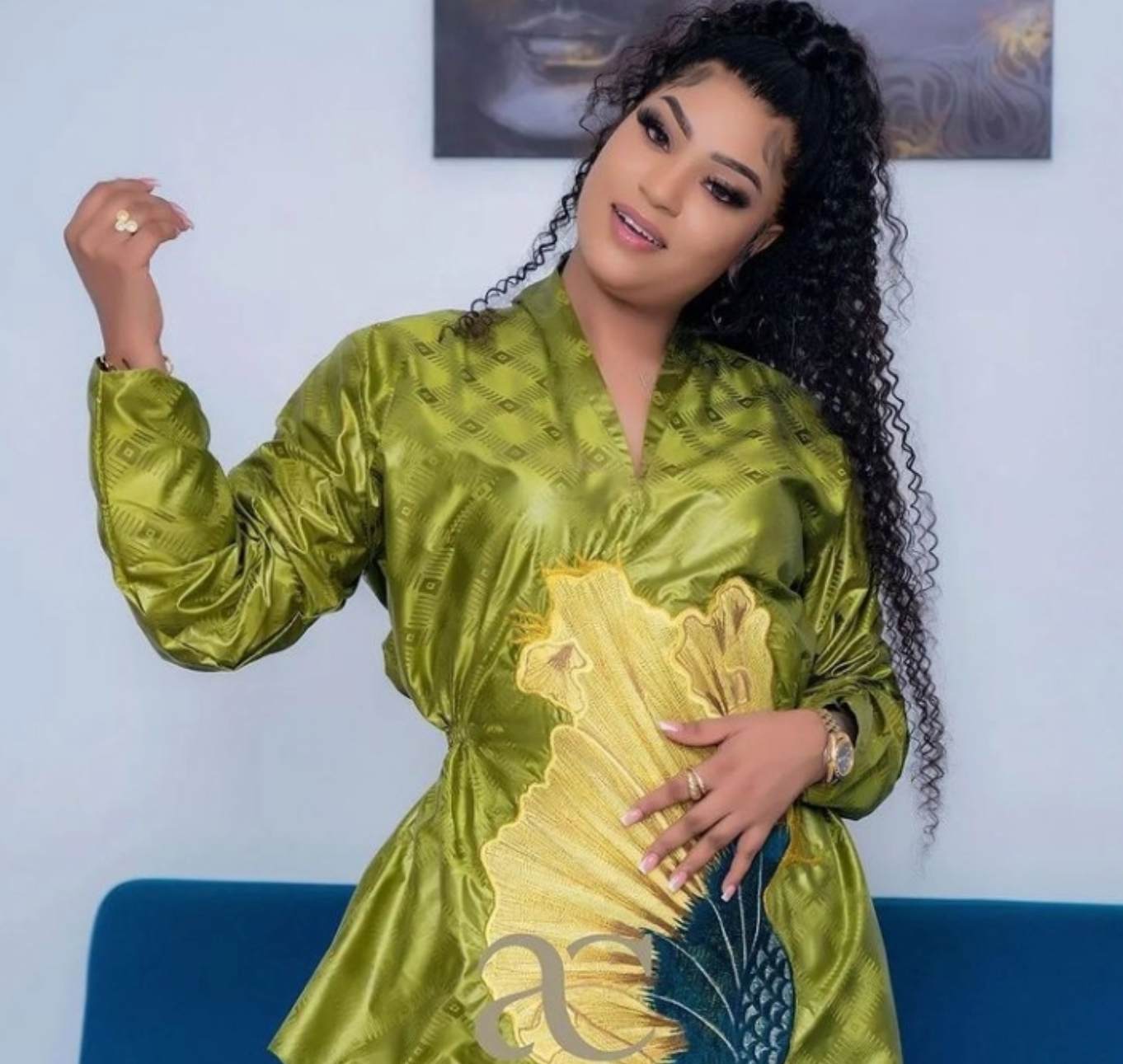 Après son supposé remariage, Léna Gueye affiche ses modèles Tabaski￼