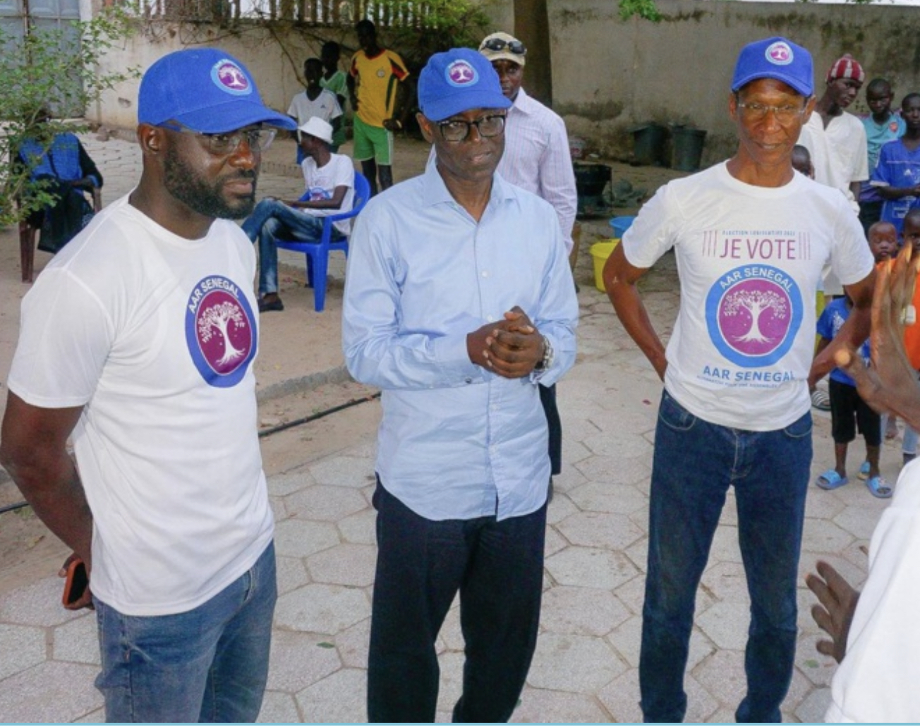 Législatives 2022 : Thierno Alassane Sall, Thierno Boccoum et Théodore Monteil de Aar Sénégal, à Kaolack
