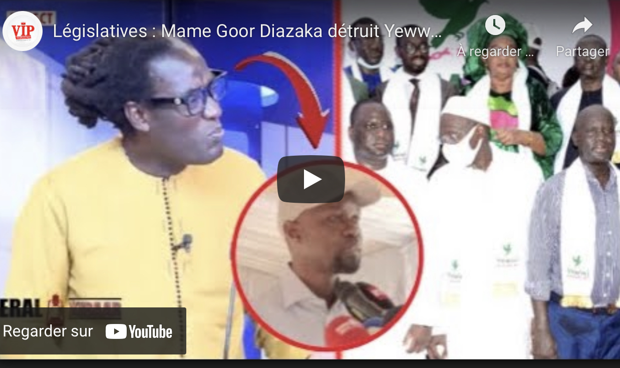 Législatives : Mame Goor Diazaka détruit Yewwi et massacre Ousmane
