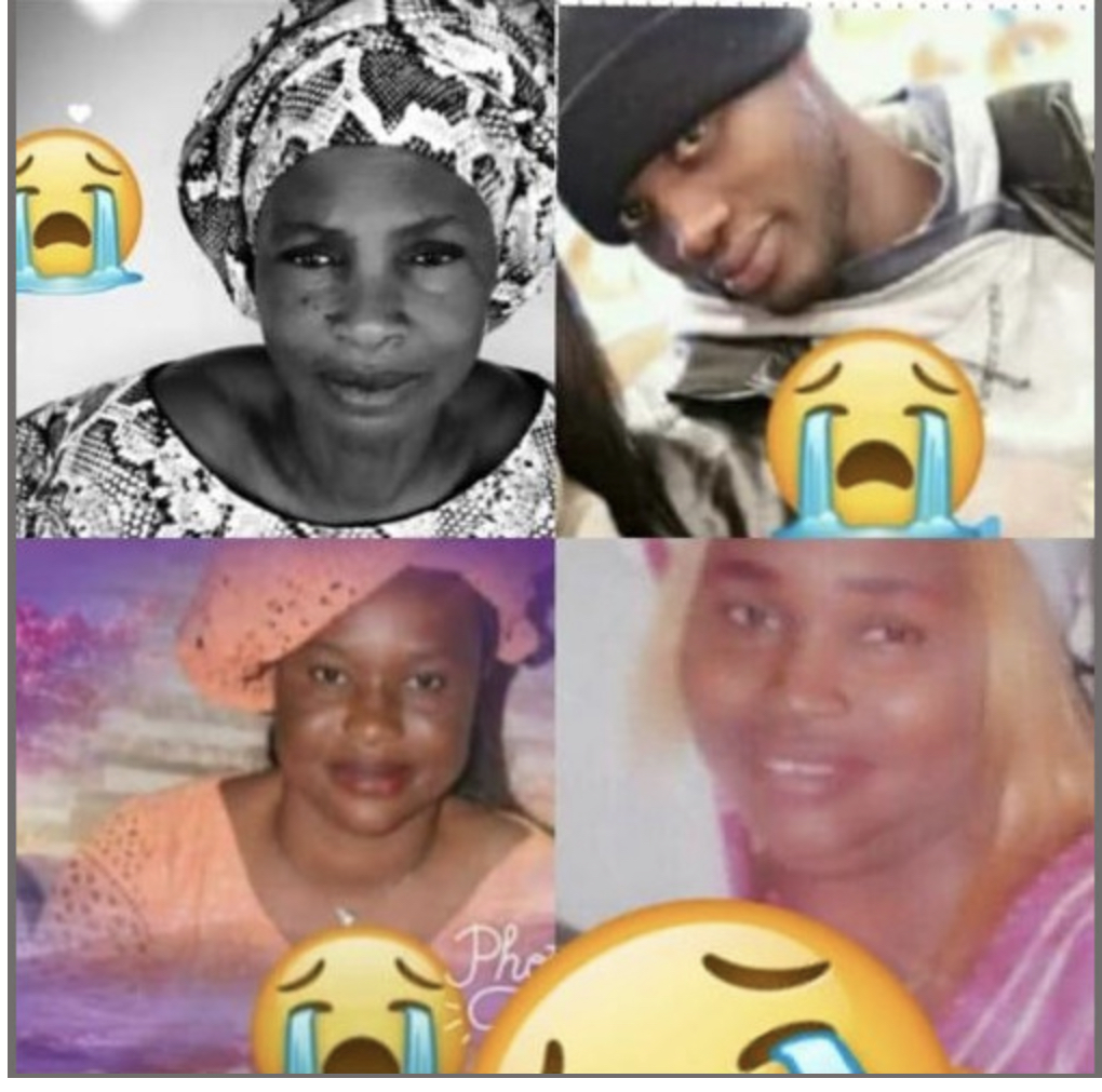 Photos : les images des quatre (4) membres d’une même famille tués dans un accident de voiture sur la route des Niayes
