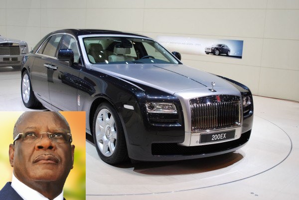 Le nouveau joujou d’IBK, une Rolls Royce à environ 655 millions de FCFA