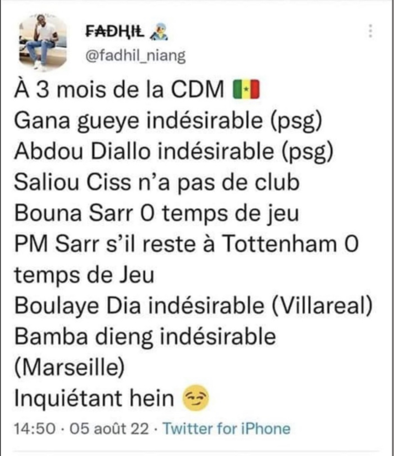 A trois mois de la Coupe du monde, ça craint fort pour ces "Lions" en manque de temps de jeu !