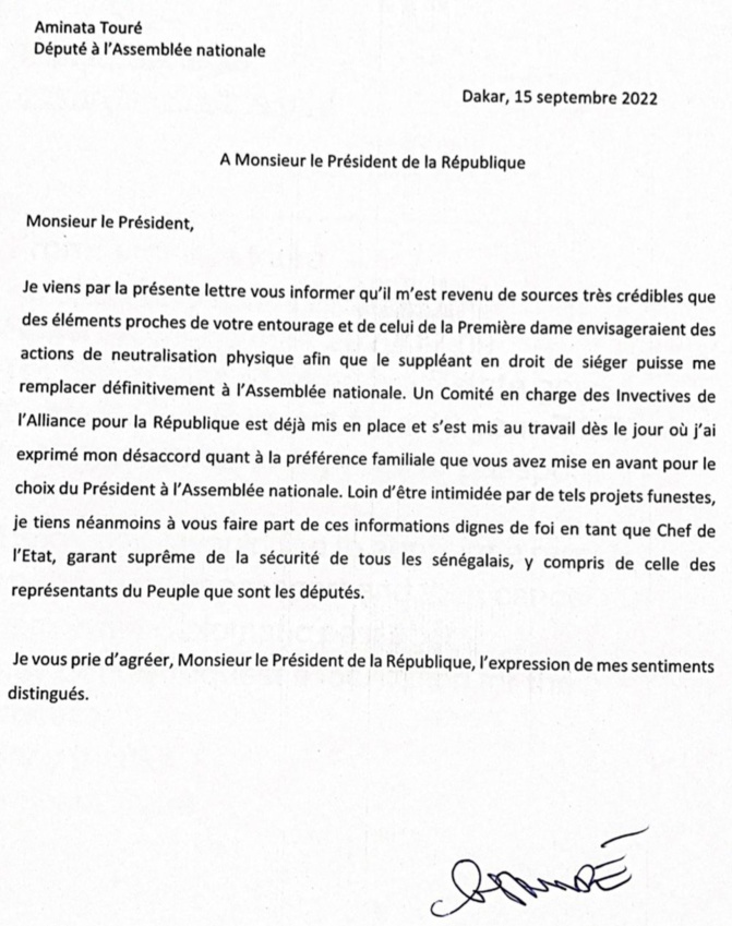 Mimi, le comble de l'ignominie ! (Par Mouhamadou Lamine Massaly), (Document)