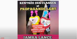 Vaste propagande LGBT pour la prochaine rentrée scolaire: Jamra saisit les Ministres du Commerce et de l’Intérieur !