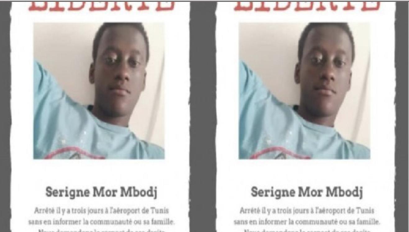 Étudiant sénégalais arrêté à l’aéroport de Tunis : Serigne Mor Mbodj finalement libéré hier soir