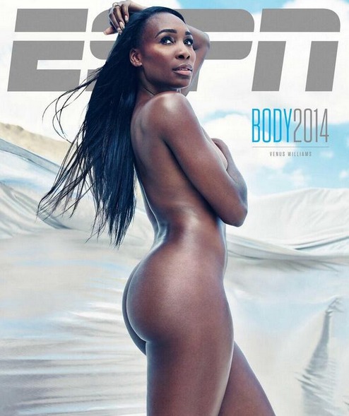 Venus Williams nue pour la couverture d'un magazine