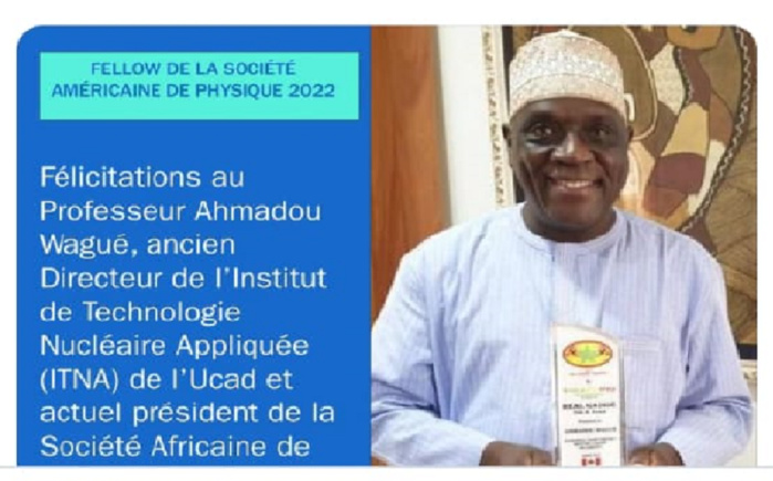Le Pr Amadou Wagué "Fellow de la société américaine de Physique" : le Président Macky magnifie le capital humain, la plus grande richesse du Sénégal