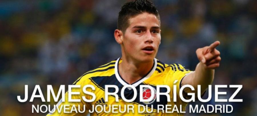 Transfert: James Rodriguez rejoint le Real Madrid pour 80 millions d’euros