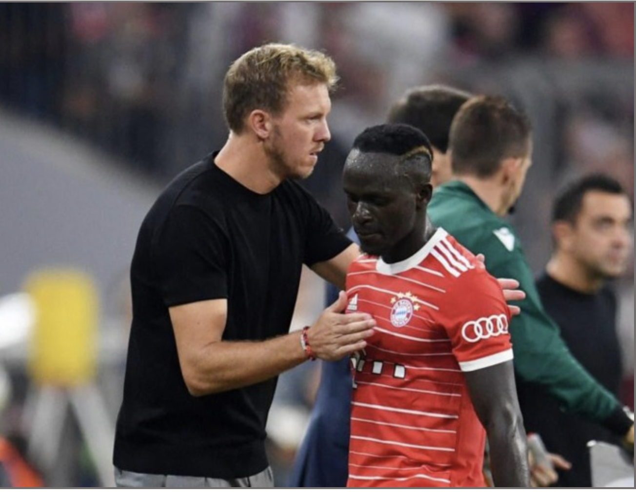 Julian Nagelsmannn, coach du Bayern: "Le Sénégal aimerait que Sadio Mané joue, mais s'il a mal, il ne peut pas jouer"