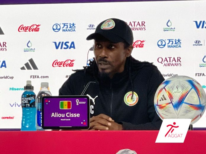 Aliou Cissé fait une annonce en conférence de presse: « Il sera titulaire face au Qatar »