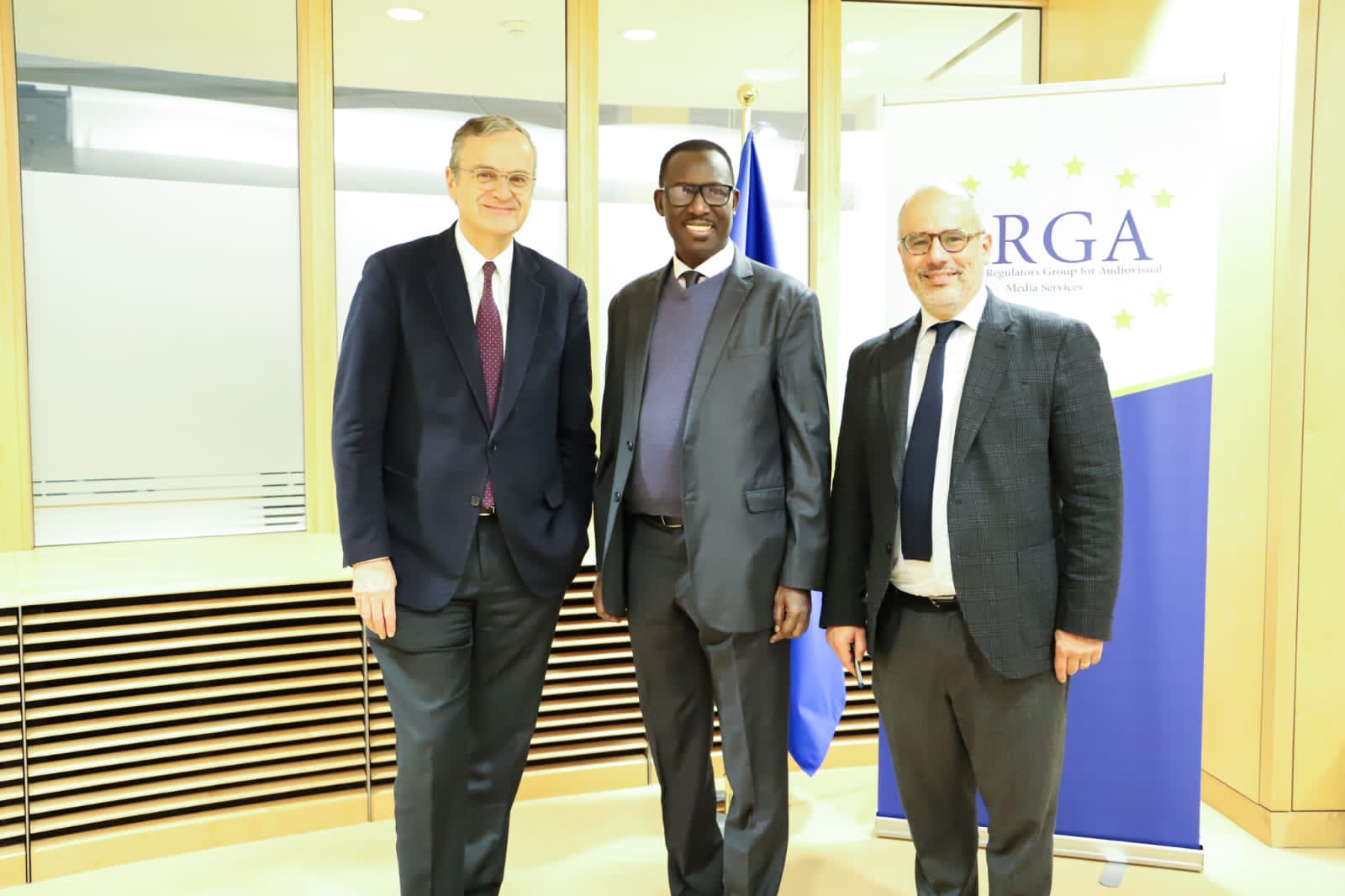 Babacar Diagne, hôte de l'ERGA à Bruxelles
