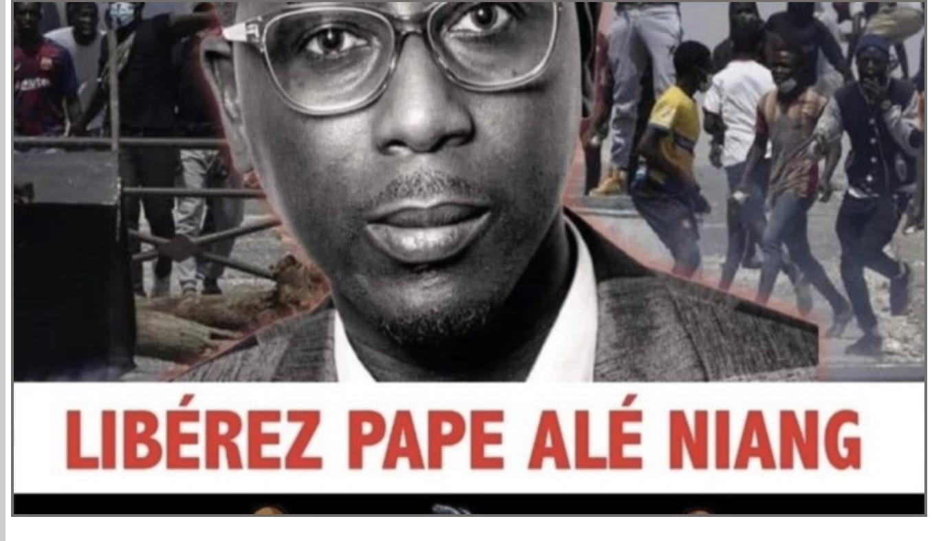 Pape Alé Niang à RSF : « je reste fort et déterminé, toujours prêt à me battre pour ma liberté, pour la liberté de la presse.. »