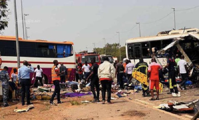 Accident de Kaffrine: Les propriétaires des deux bus risquent de 6 mois à un an ferme