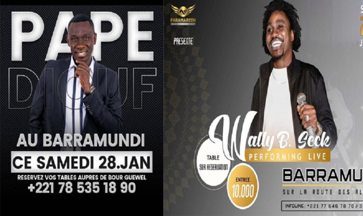 Dualité Wally Seck et Pape Diouf : comment un samedi 28 de feu au Barramundi a été évité de justesse
