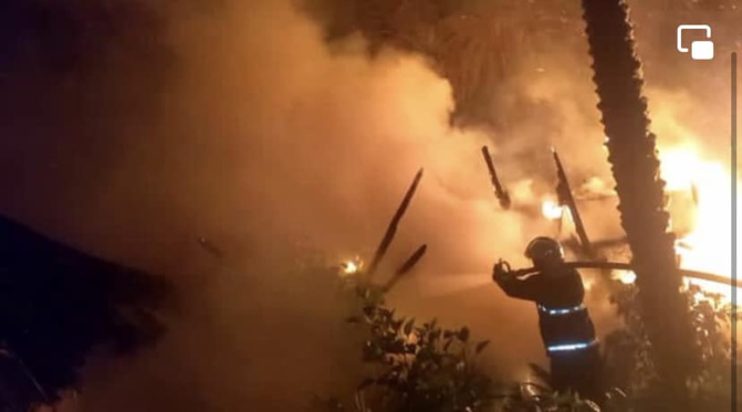 Cap-Skirring : Un incendie ravage l’hôtel « Les Palétuviers »