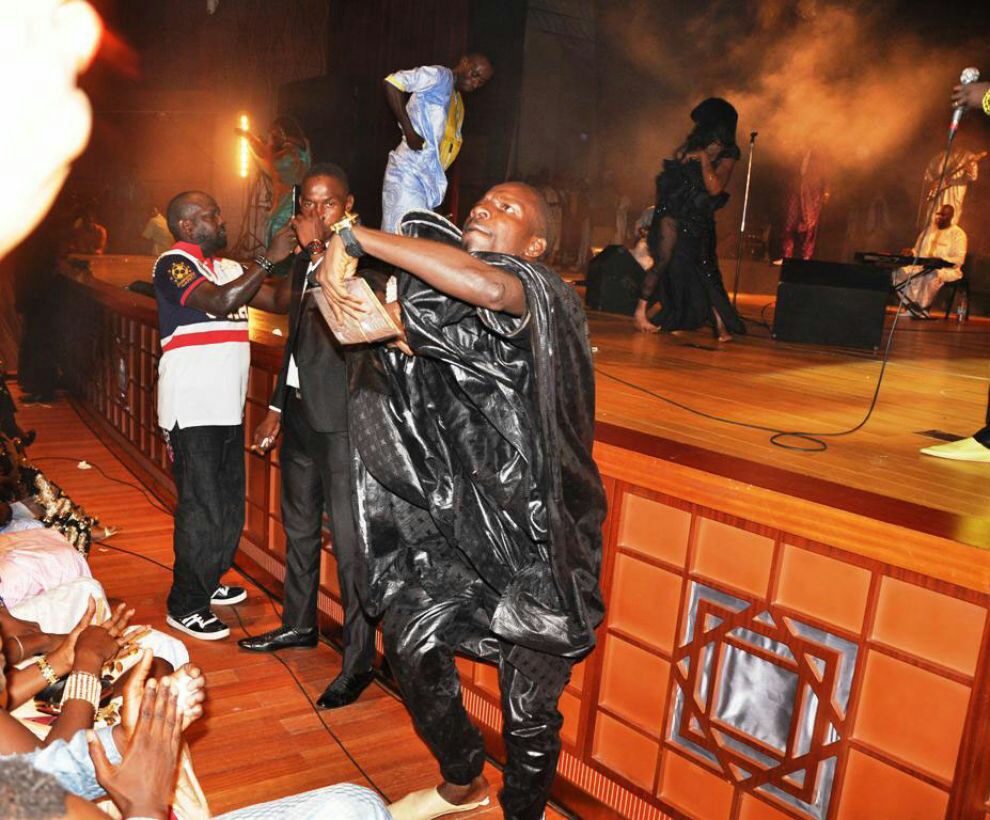 3 Fois d'affilés:Les images de la soirée "Rakadiou show" de Pape Diouf  nouveau roi du grand théâtre avec Prince PAB EVENTS