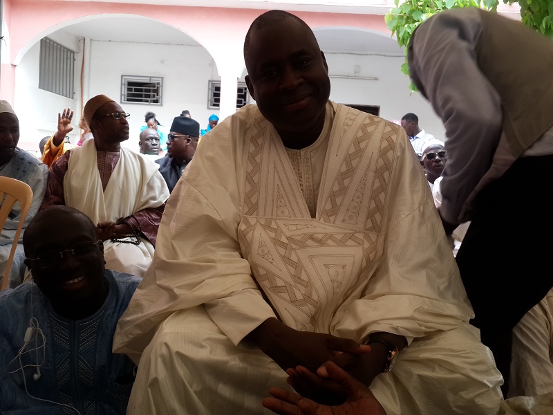 Images du baptéme de Seydina Mouhamed Diouf fils du chanteur Pape Diouf. Regardez