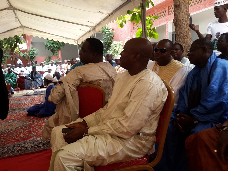 Images du baptéme de Seydina Mouhamed Diouf fils du chanteur Pape Diouf. Regardez