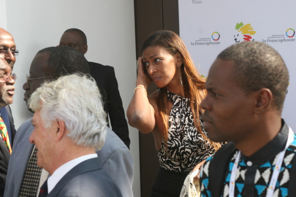 Yacine, la fille de Abdou Diouf, était présente au Sommet de la francophonie