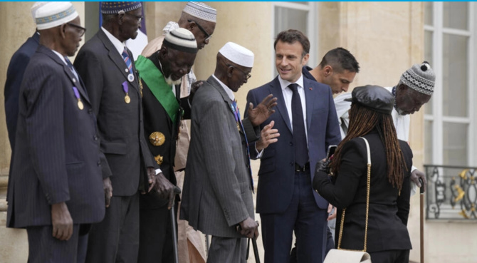 Me Sidiki Kaba à l’accueil des neuf Tirailleurs sénégalais, vendredi, à Diass