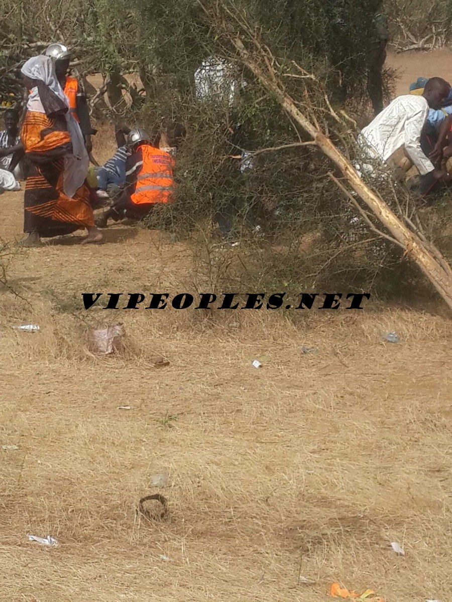 Magal Touba: Les images de l'accident survenu ce vendredi entre Ngabou et Ndoulo
