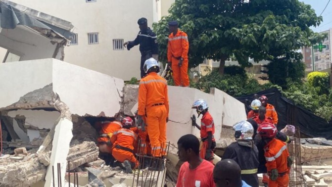 Effondrement d’un immeuble à Rufisque : 5 morts et 8 blessés dont 1 grave