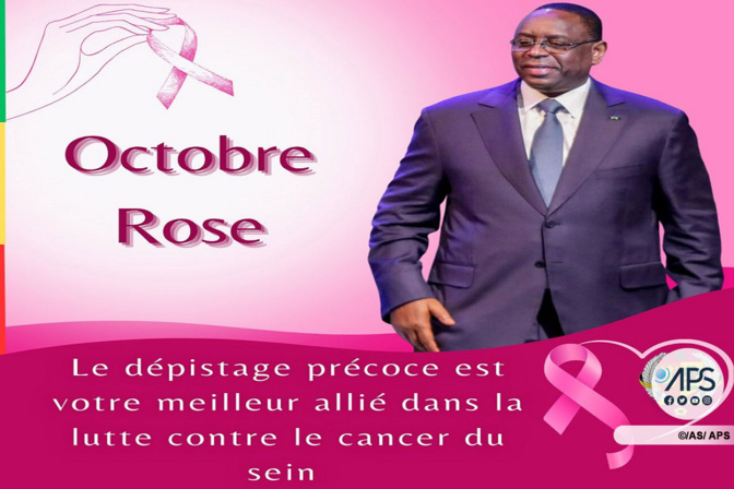 Santé-Octobre Rose : Macky Sall appelle à »parler ouvertement » du cancer du sein