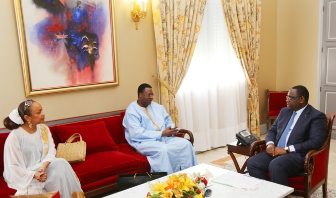 Pedro, Habib, Fabienne et Yacine: Les enfants de Abdou Diouf reçus par Macky Sall