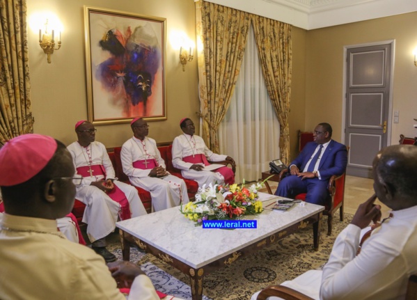 Le Président Macky Sall a reçu en audience les Evêques du Sénégal