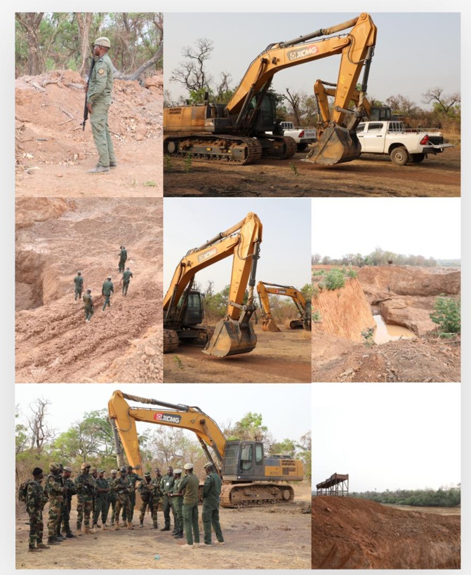 𝐒𝐚𝐫𝐚𝐲𝐚: La Brigade mobile de la Douane sénégalaise a saisi deux engins 𝐬𝐮𝐫 𝐮𝐧 𝐬𝐢𝐭𝐞 𝐝’𝐞𝐱𝐩𝐥𝐨𝐢𝐭𝐚𝐭𝐢𝐨𝐧 𝐜𝐥𝐚𝐧𝐝𝐞𝐬𝐭𝐢𝐧𝐞 𝐝’𝐨𝐫