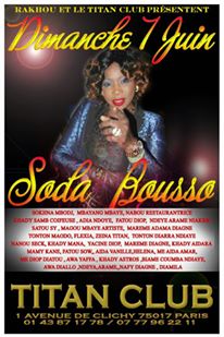 Soda Bousso déroule le tapis rouge ce dimanche au Titan Club de Paris pour une spéciale soirée des garmis.
