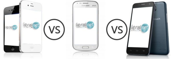 Voici la nouvelle application mobile de leral.net pour Iphone, Ipad, Samsung, Alcatel avec Apple store et Androïd