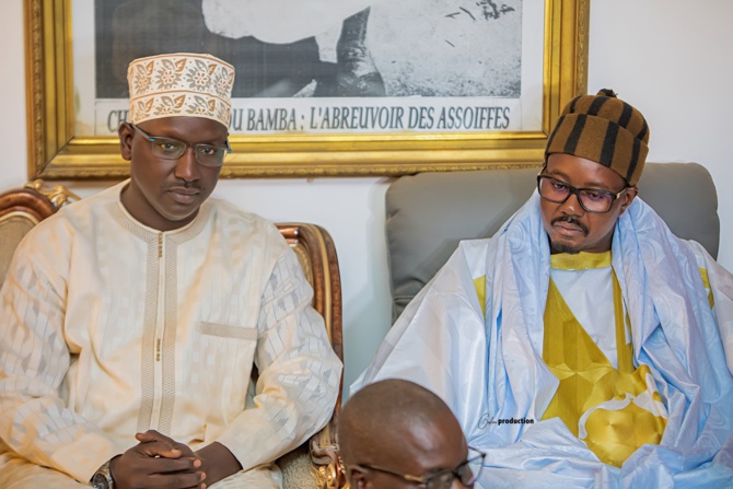 Nouveau ministre de l'hydraulique et de l'assainissement Cheikh Tidiane Diéye en visite à Touba: Images