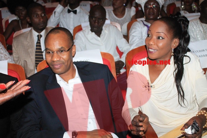 Le patron de GFM Mamadou Ibra Kane en compagnie d'une de ses épouses.