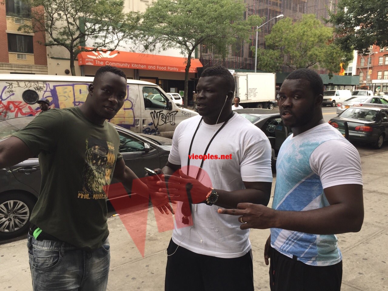 Les trois lutteurs Siteu, Ketchup et Amanékh  aux Etats Unis pour renforcer leur muscle.