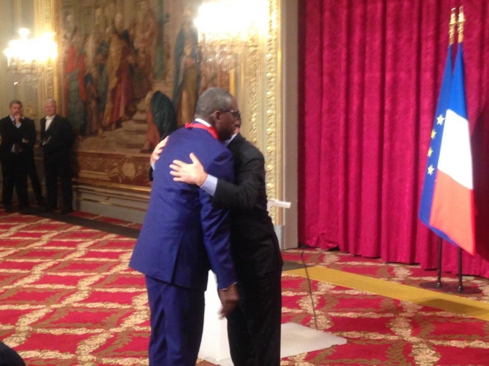 RÉCEPTION À L'ÉLYSÉE : Le ministre sénégalais de la justice Me Sidiki Kaba élevé au grade de Commandeur de la Légion d'Honneur par François Hollande