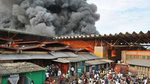 Incendie au marché central de Thiès: Plusieurs millions partent en fumée