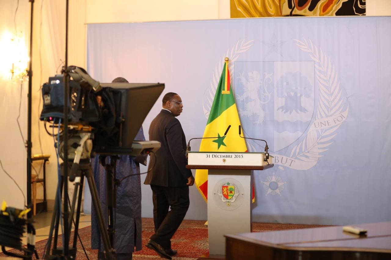 4 photos- Macky dévoile les coulisses de la Présidence juste avant son discours à la Nation