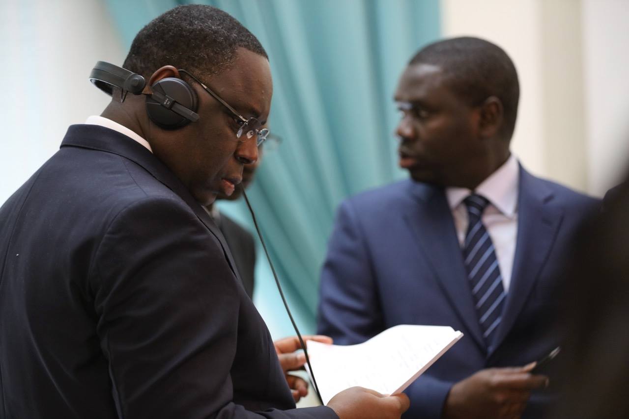 4 photos- Macky dévoile les coulisses de la Présidence juste avant son discours à la Nation