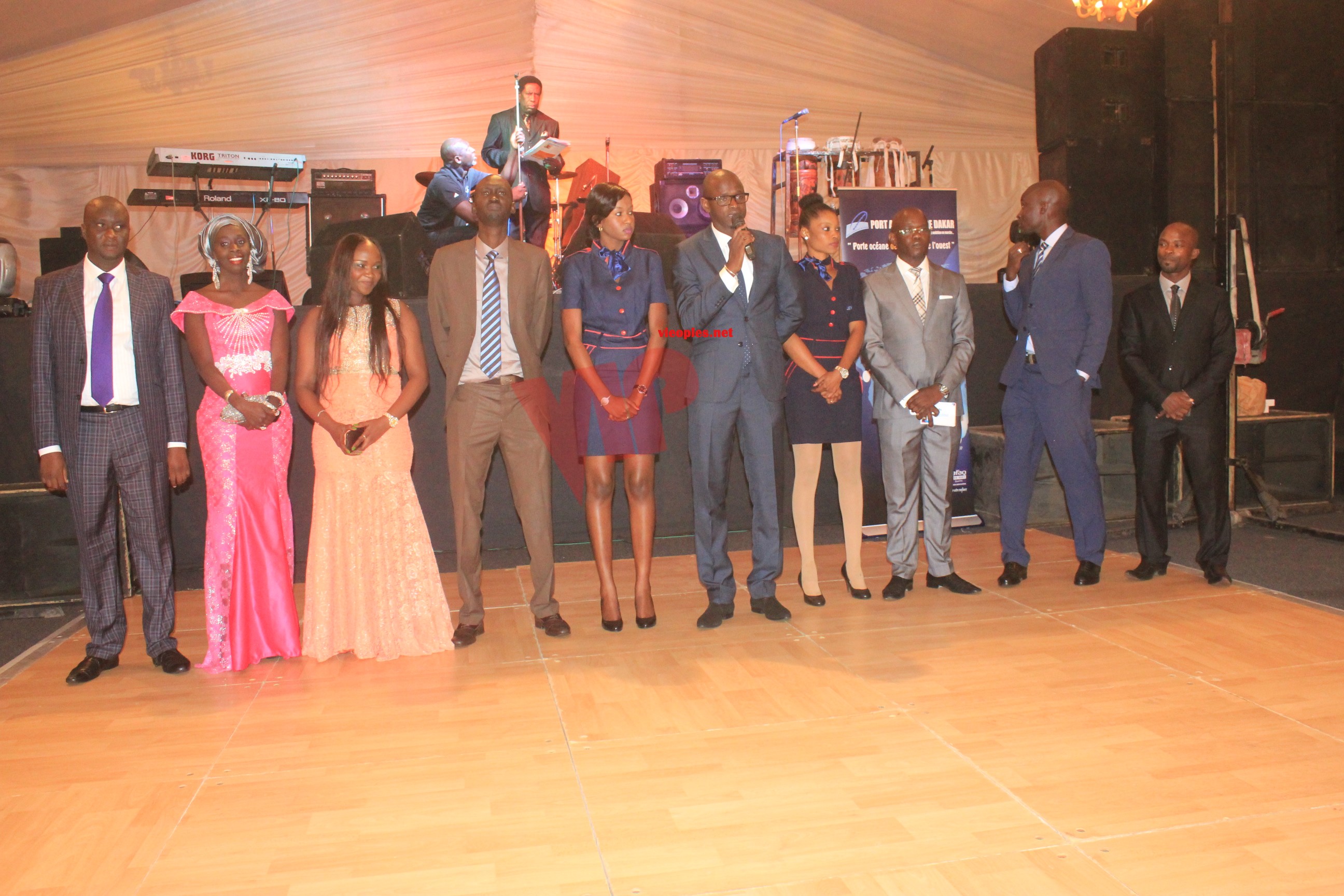 7 Editions:Soirée de gala de la CJRS ( Convention des Jeunes Reporters du Sénégal) Pape Diouf enflamme les journalistes.