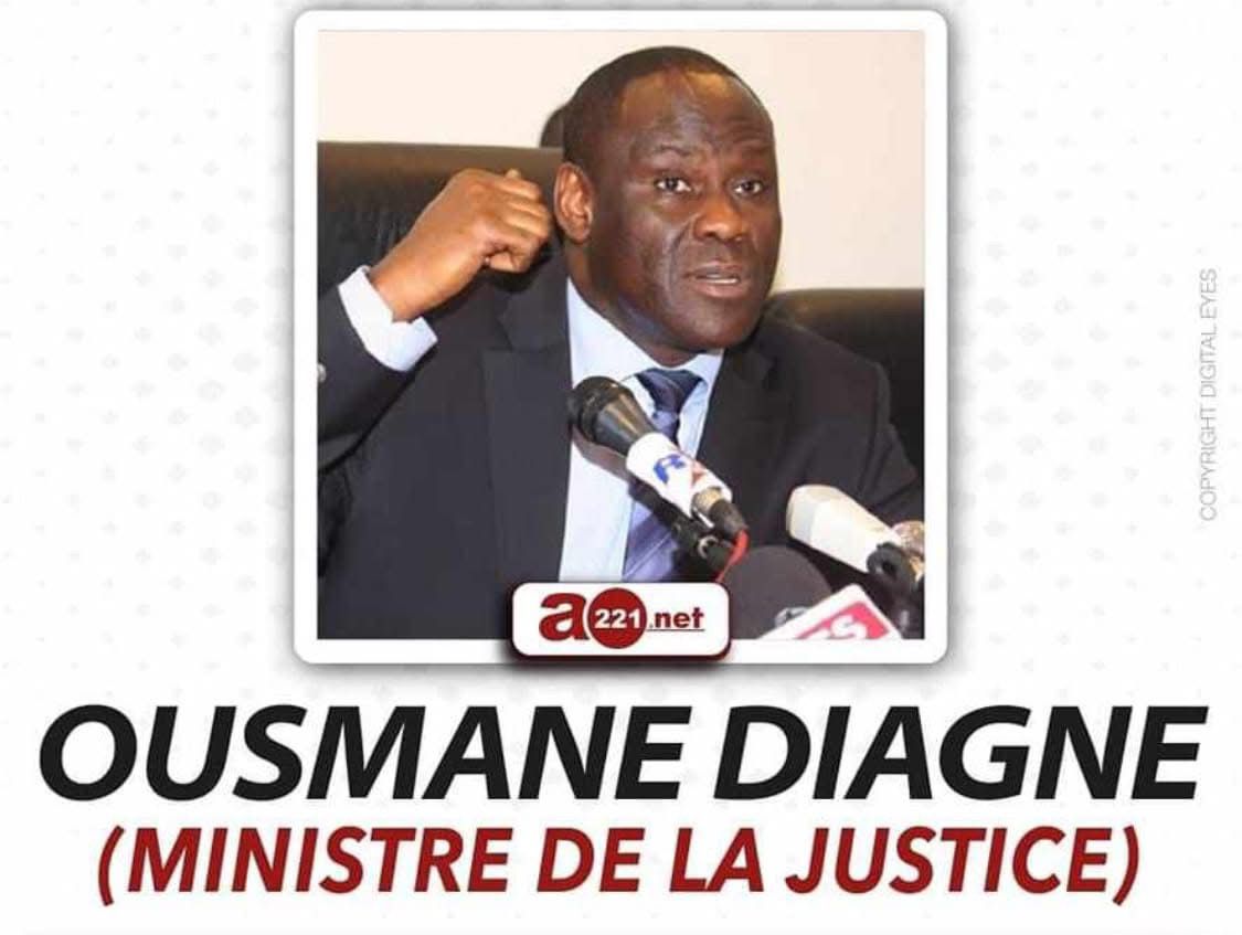 Le ministre de la justice Ousmane Diagne est en deuil