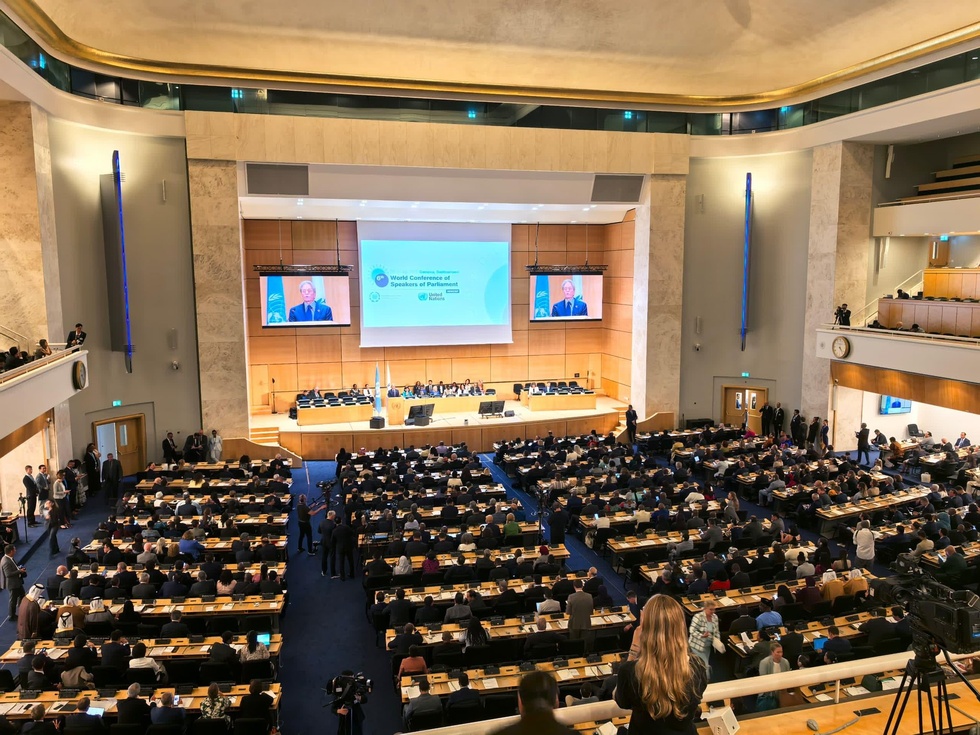 Genève : El Malick Ndiaye prend part à la 6e Conférence mondiale des Présidents de Parlement (Photos)
