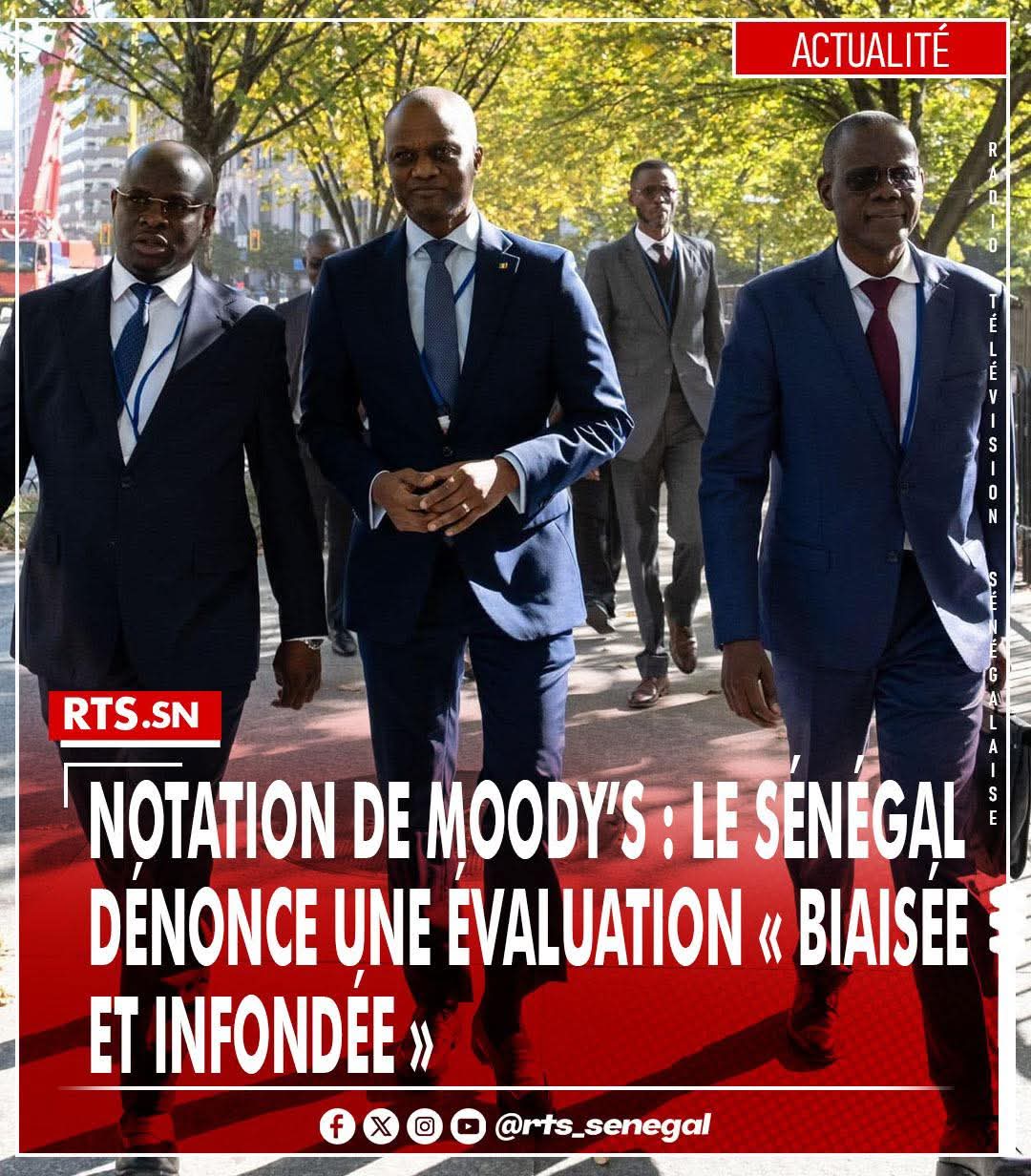 L’agence de notation Moody’s a de nouveau abaissé la note du Sénégal
