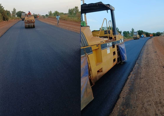 Développement rural : l’ Ageroute accélère les travaux de l’axe Mboro–Diogo, le chantier routier qui désenclave les zones agricoles du Nord