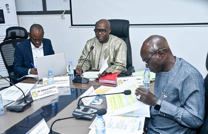 Sous la présidence de M. Abdoulaye Fall : Première réunion du nouveau Comité Exécutif de la Fédération Sénégalaise de Football Sous la présidence de M. Abdoulaye Fall : Première réunion du nouveau Comité Exécutif de la Fédération Sénégalaise de Football