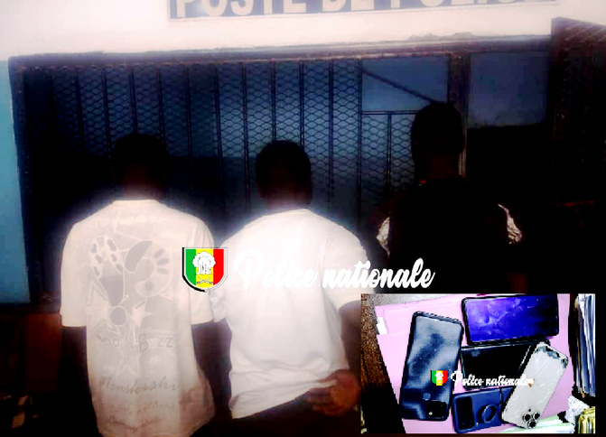 Joli coup de filets à Grand Yoff : trois individus arrêtés association de malfaiteurs, vols multiples de téléphones portables…