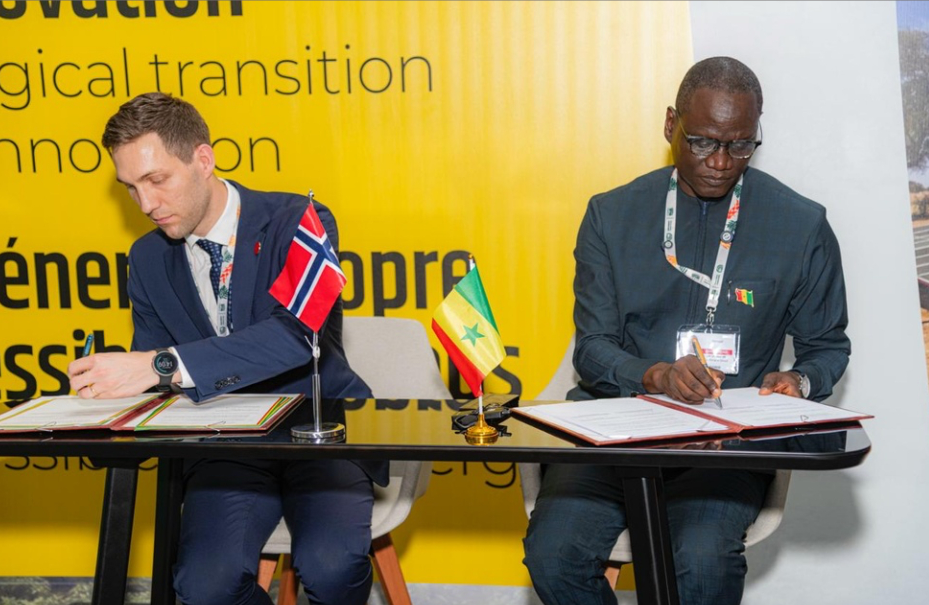 Mise en œuvre de l'article 6.2.de l'accord de Paris : Le Sénégal et la Norvège signent une convention de coopération bilatérale