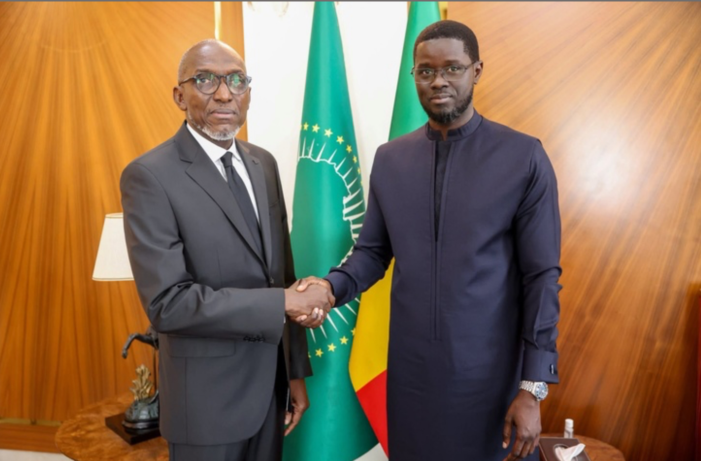 Photos : Audience du Président de la République, Bassirou Diomaye Faye à Me Aly FALL, Bâtonnier de l’Ordre des avocats du Sénégal, ce mardi