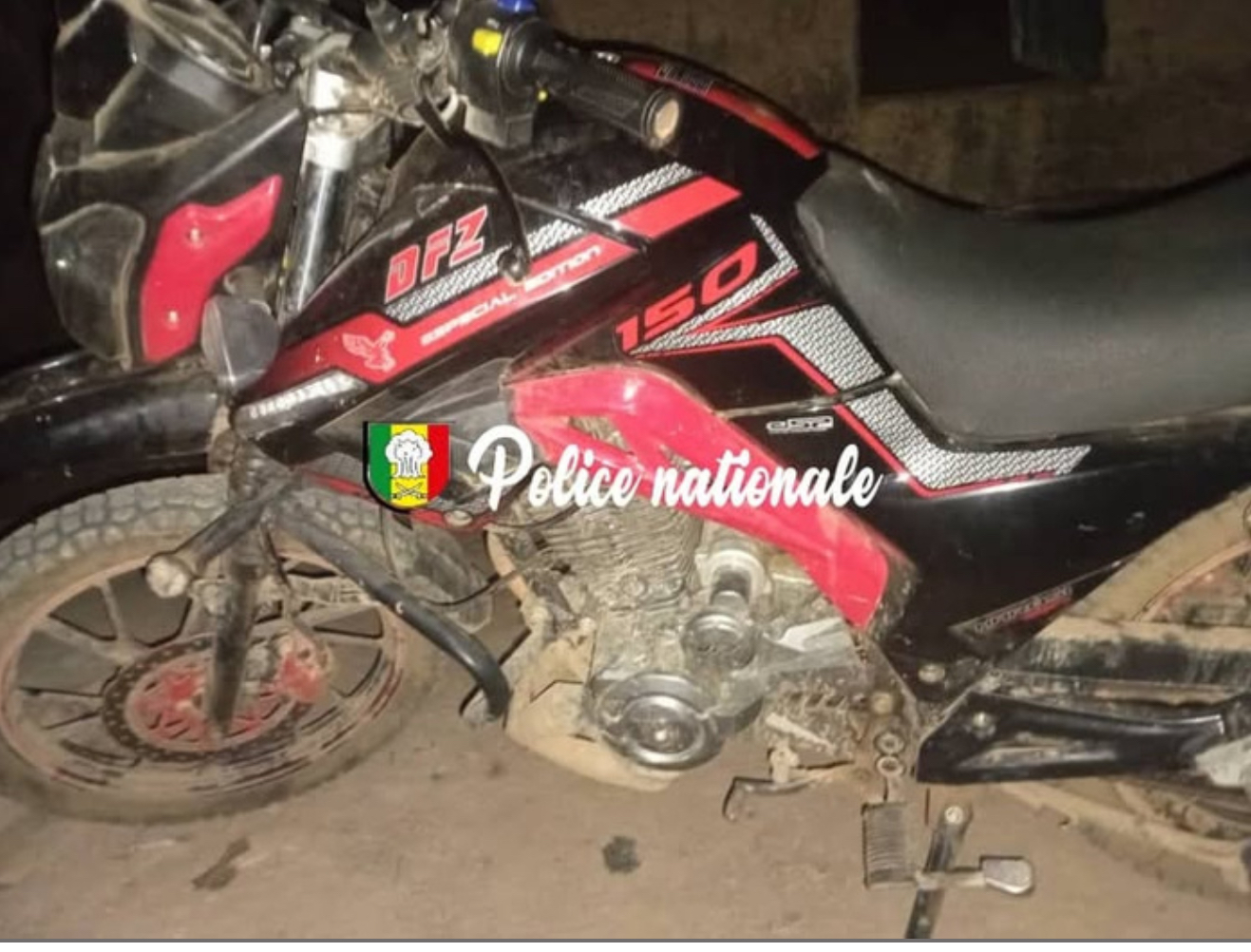 Moto volée puis accidentée : La Police met la main sur un des auteurs