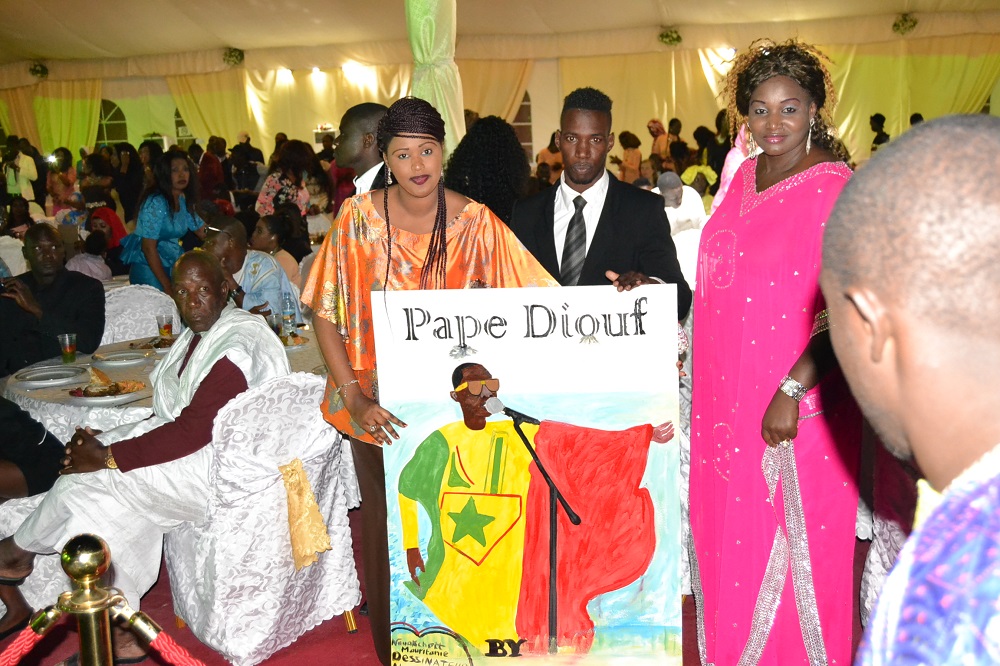 Dîner  de gala Ambassador de Nouakchott: Pape Diouf assure, chauffe et explose  les Mauritaniens à guichet fermé